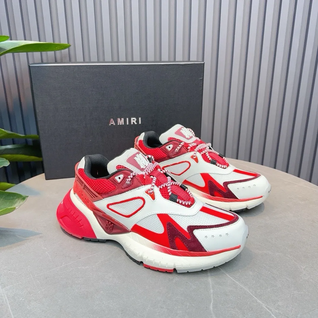 Men's shoes💰740💰 AMIRI AMIRI trendy brand hot sale🔥 Available all year round✅Couples💑 Official website synchronized Imported fabrics 1⃣️ratio 1⃣️Re-engraved, original factory special original sole, 35-45 (38.45. Non-refundable)